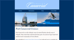 Desktop Screenshot of cruisecanaveral.com